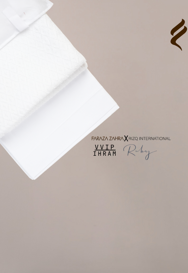 Faraza Zahra X Rizq Ihram | VIP RUBY - TOP & BOTTOM Lightweight & Selesa