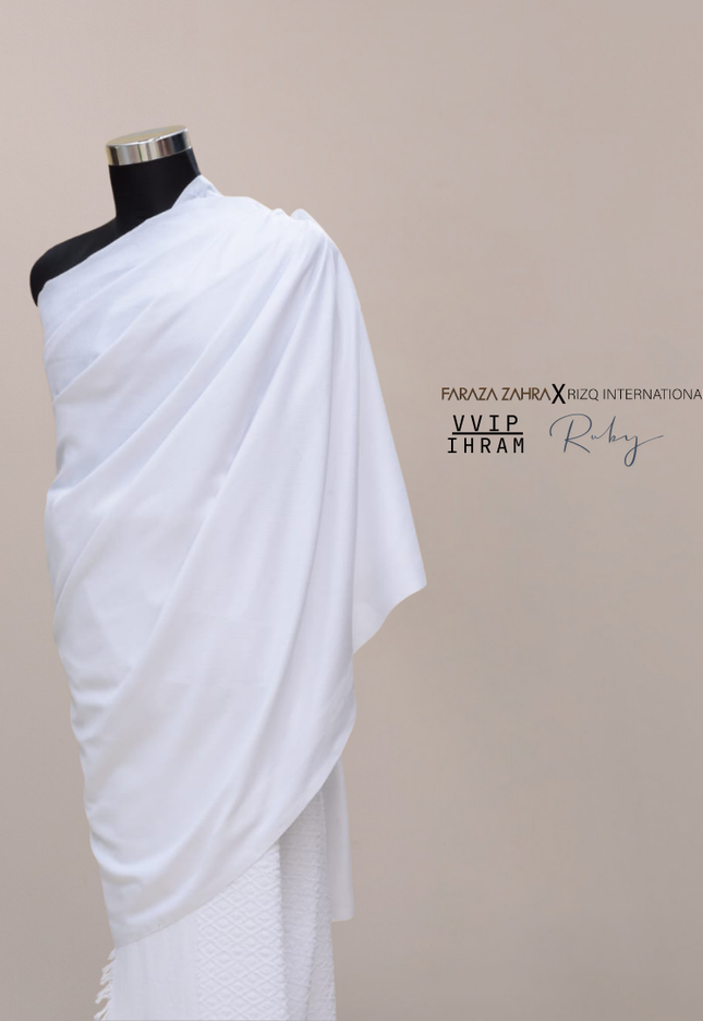 Faraza Zahra X Rizq Ihram | VIP RUBY - TOP & BOTTOM Lightweight & Selesa
