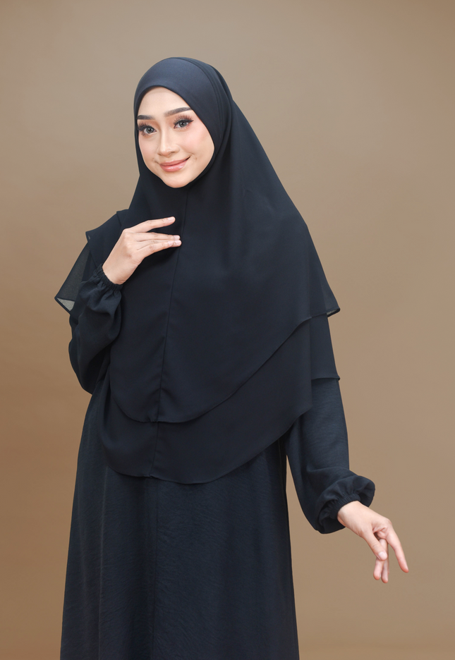 Faraza Zahra Jubah Seluar Umrah Hajj - Ironless