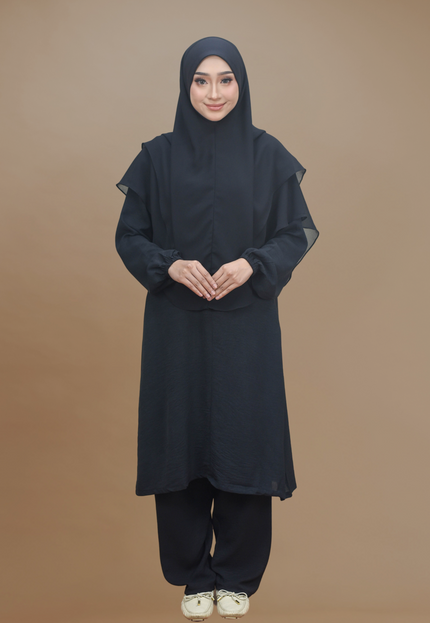 Faraza Zahra Jubah Seluar Umrah Hajj - Ironless