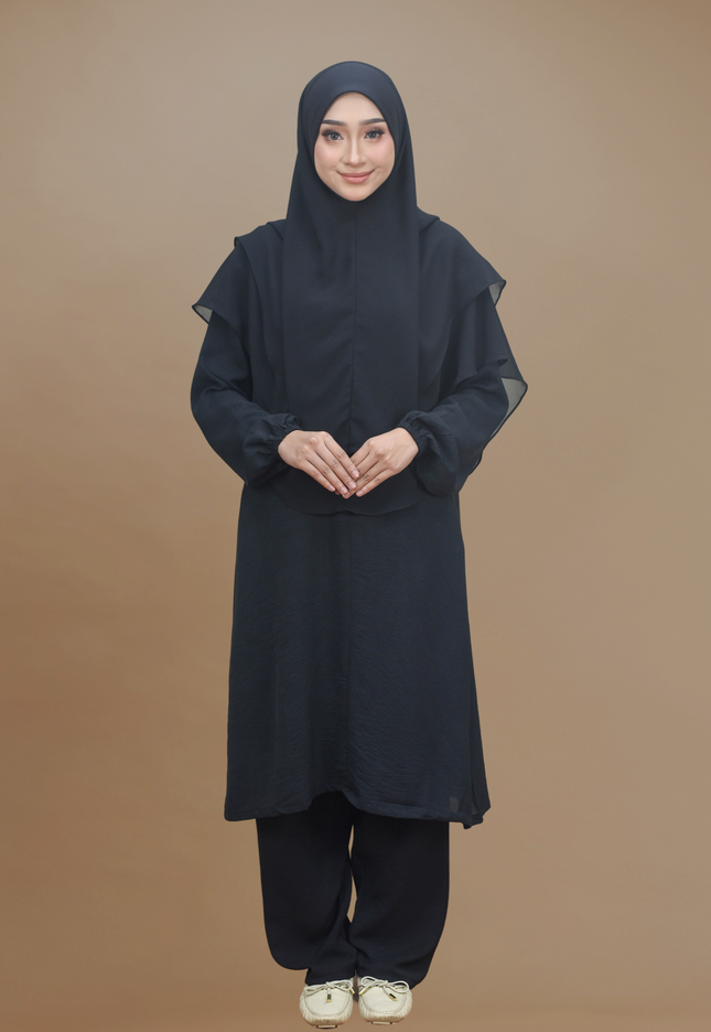 Faraza Zahra Jubah Seluar Umrah Hajj - Ironless