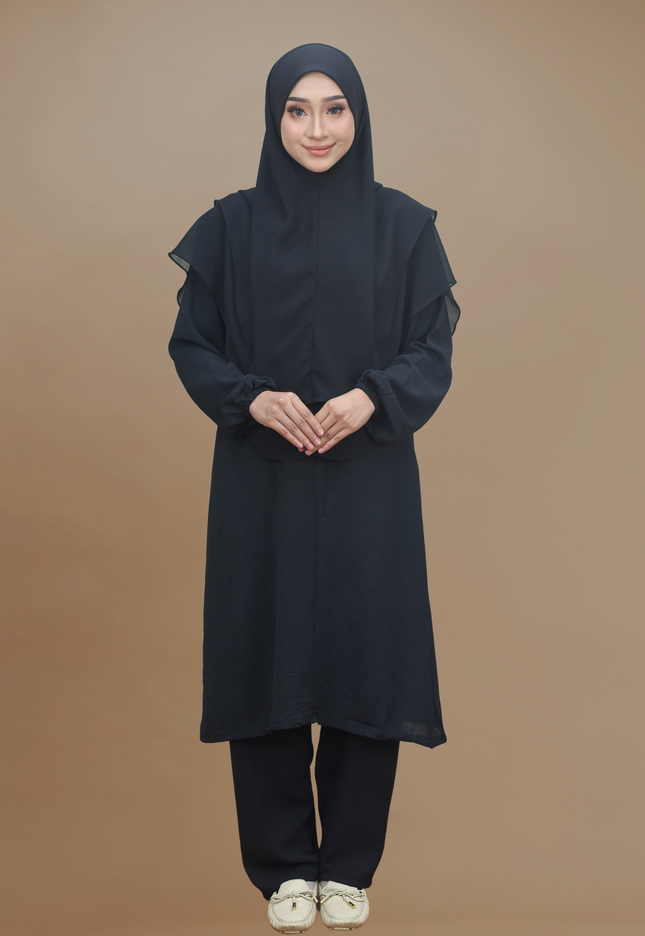 Faraza Zahra Jubah Seluar Umrah Hajj - Ironless