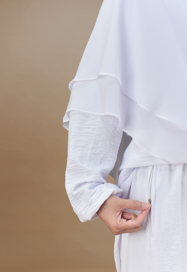 Faraza Zahra Jubah Seluar Umrah Hajj - Ironless