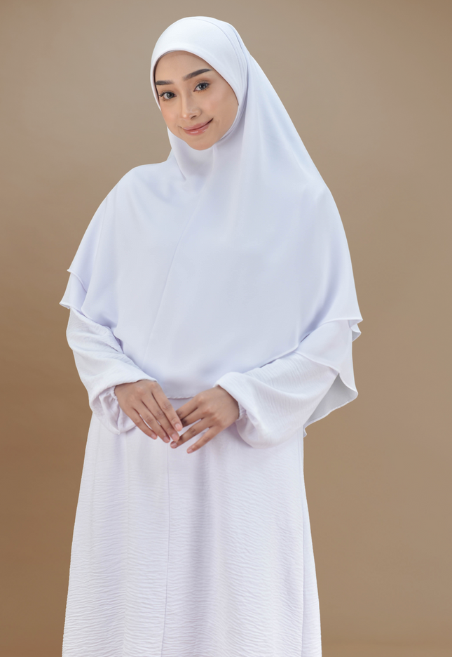 Faraza Zahra Jubah Seluar Umrah Hajj - Ironless