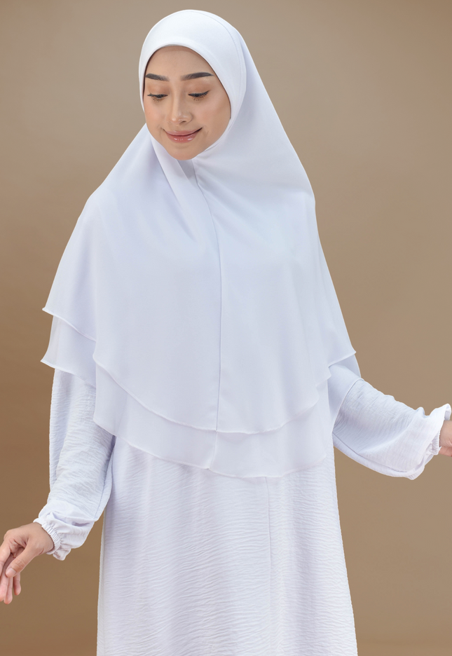 Faraza Zahra Jubah Seluar Umrah Hajj - Ironless