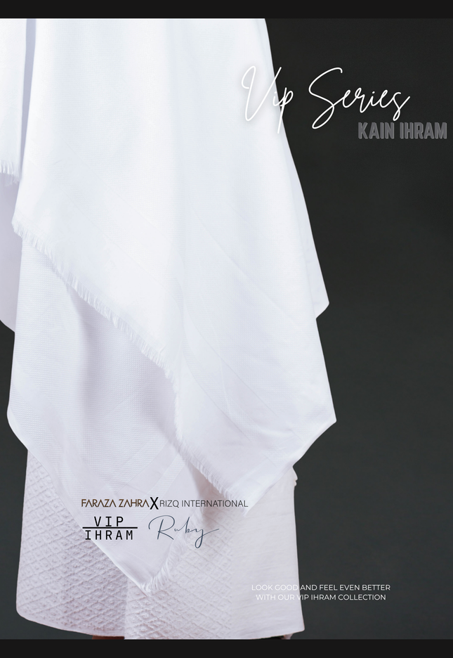 Faraza Zahra X Rizq Ihram | VIP RUBY - TOP & BOTTOM Lightweight & Selesa