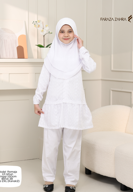 Jubah Seluar Baju Ropol | Koleksi Remaja & Kanak-Kanak Faraza Zahra
