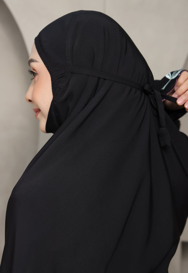 Faraza Zahra Telekung Nawal-Black