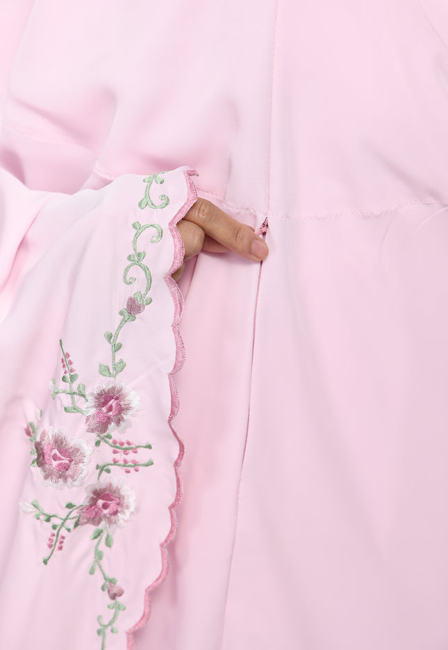 Faraza Zahra Telekung Salwa- Pink