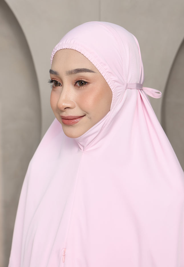 Faraza Zahra Telekung Lateefa-Pink