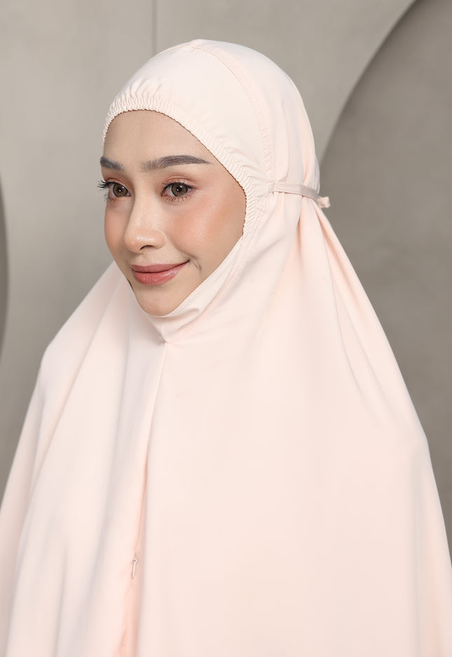 Faraza Zahra Telekung Rosella in Peach
