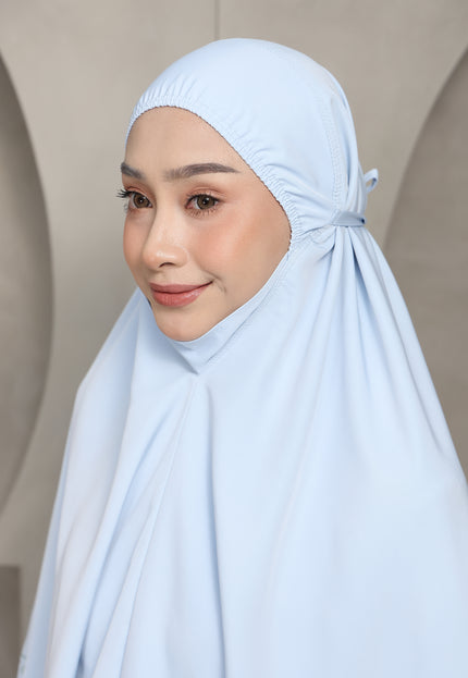 Faraza Zahra Telekung Nawal -Soft Blue