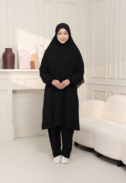 Faraza Zahra Jubah Seluar Umrah Hajj - Ironless