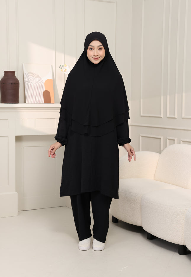 Faraza Zahra Jubah Seluar Umrah Hajj - Ironless