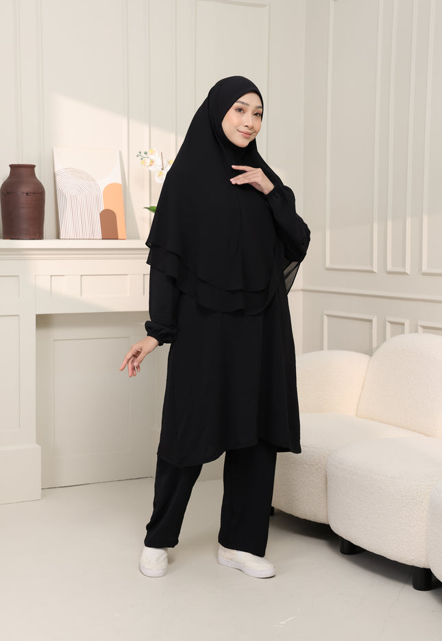 Faraza Zahra Jubah Seluar Umrah Hajj - Ironless