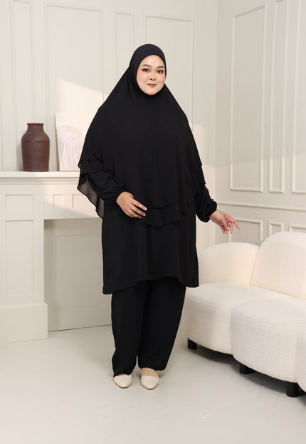 Faraza Zahra Jubah Seluar Umrah Hajj - Ironless