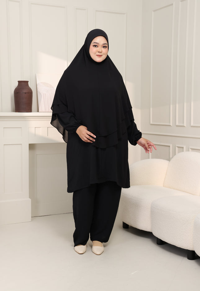 Faraza Zahra Jubah Seluar Umrah Hajj - Ironless