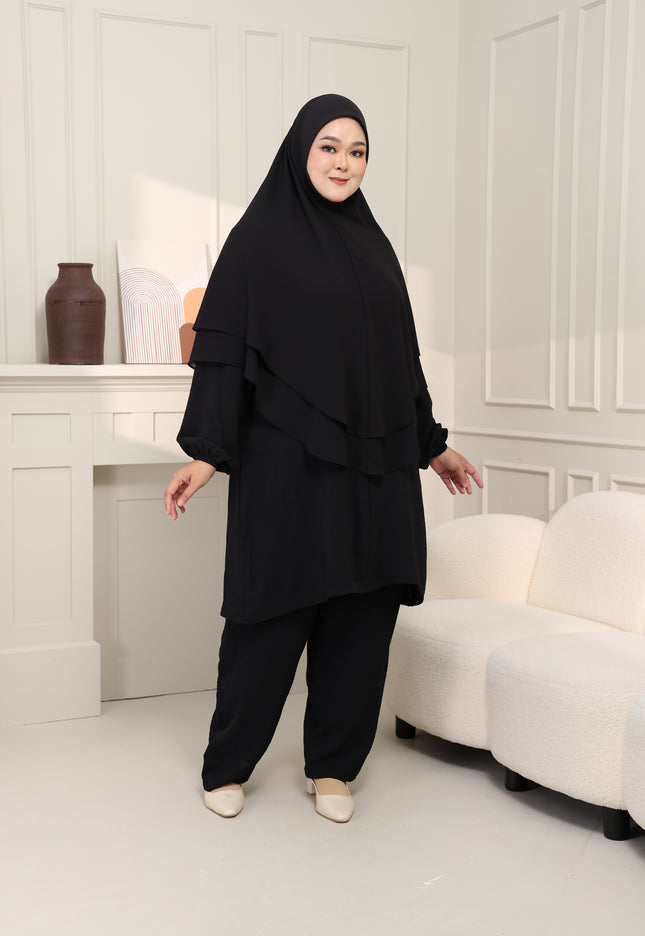 Faraza Zahra Jubah Seluar Umrah Hajj - Ironless