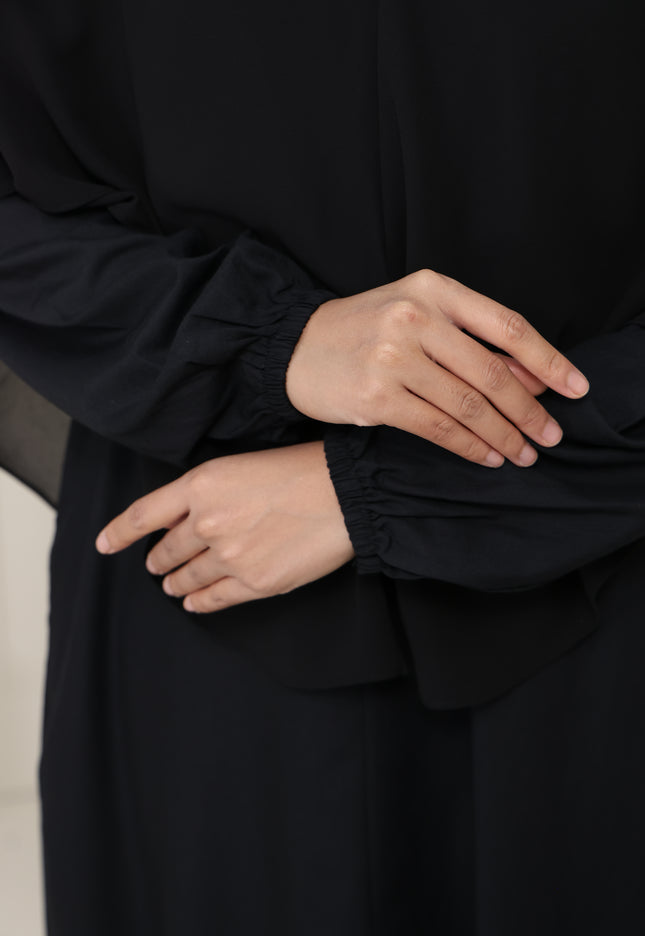 Faraza Zahra Jubah Terus Umrah Hajj - Sulam Penuh ROPOL