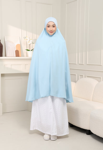 Faraza Zahra Mini Telekung Sumayyah in White (Putih)