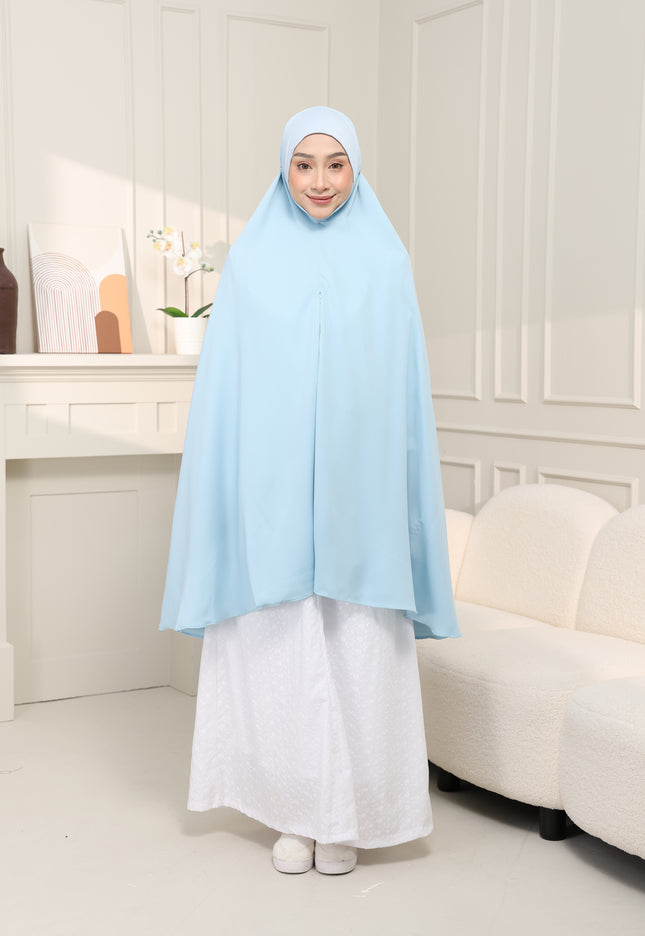 Faraza Zahra Mini Telekung Sumayyah in White (Putih)