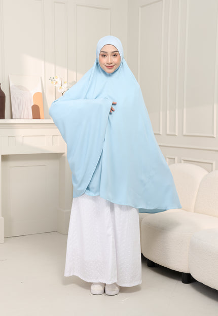 Faraza Zahra Mini Telekung Sumayyah in White (Putih)