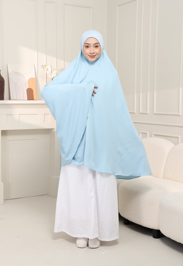 Faraza Zahra Mini Telekung Sumayyah in White (Putih)