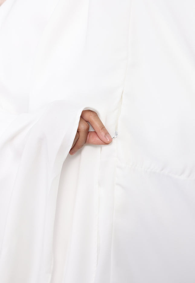 Faraza Zahra Mini Telekung Sumayyah in White (Putih)