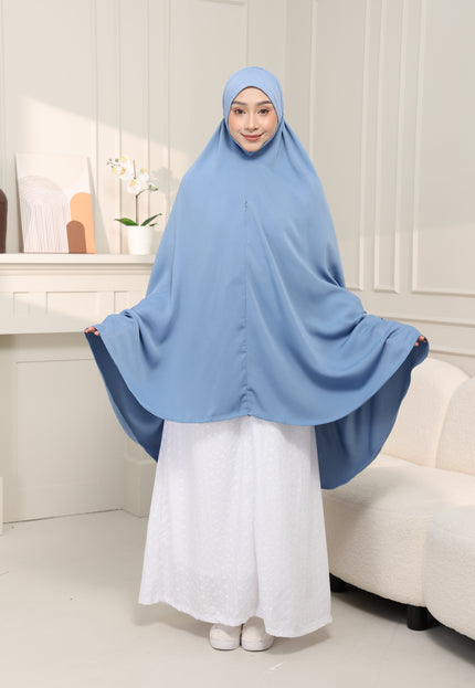 Faraza Zahra Mini Telekung Sumayyah in White (Putih)