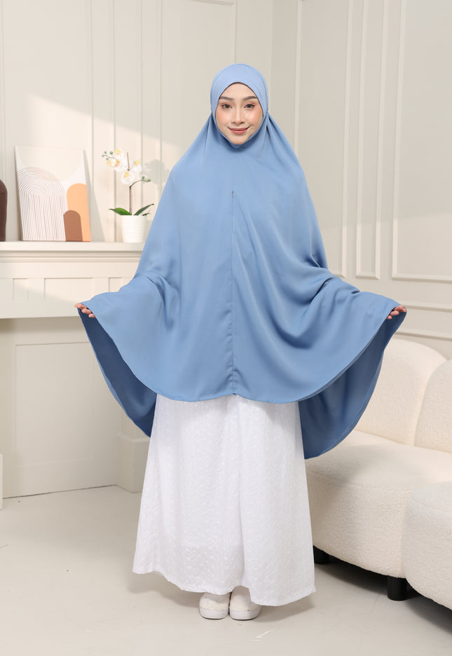 Faraza Zahra Mini Telekung Sumayyah in White (Putih)