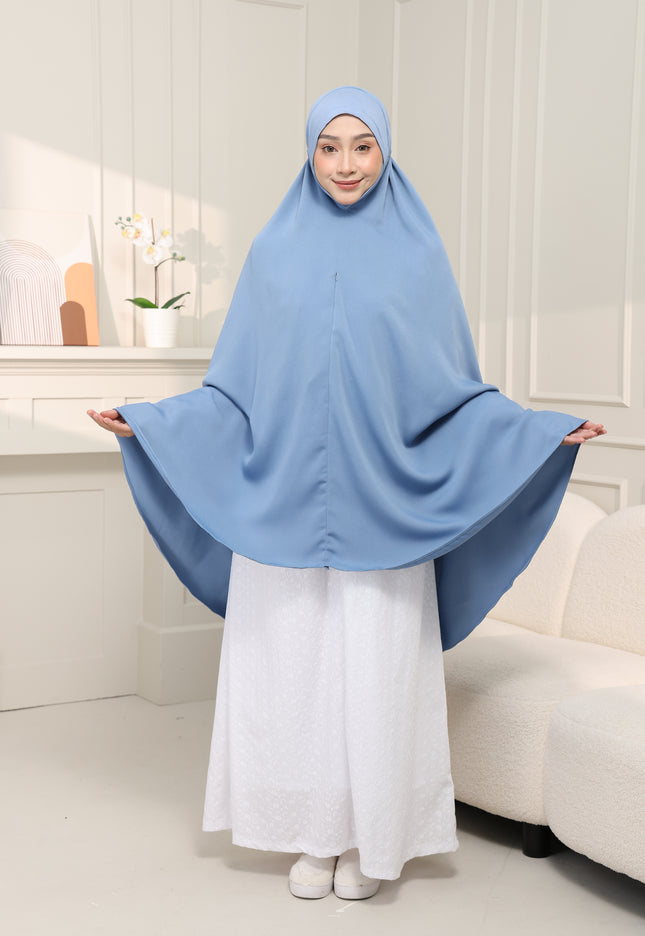 Faraza Zahra Mini Telekung Sumayyah in White (Putih)