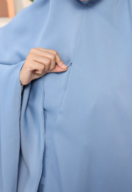 Faraza Zahra Mini Telekung Sumayyah in White (Putih)