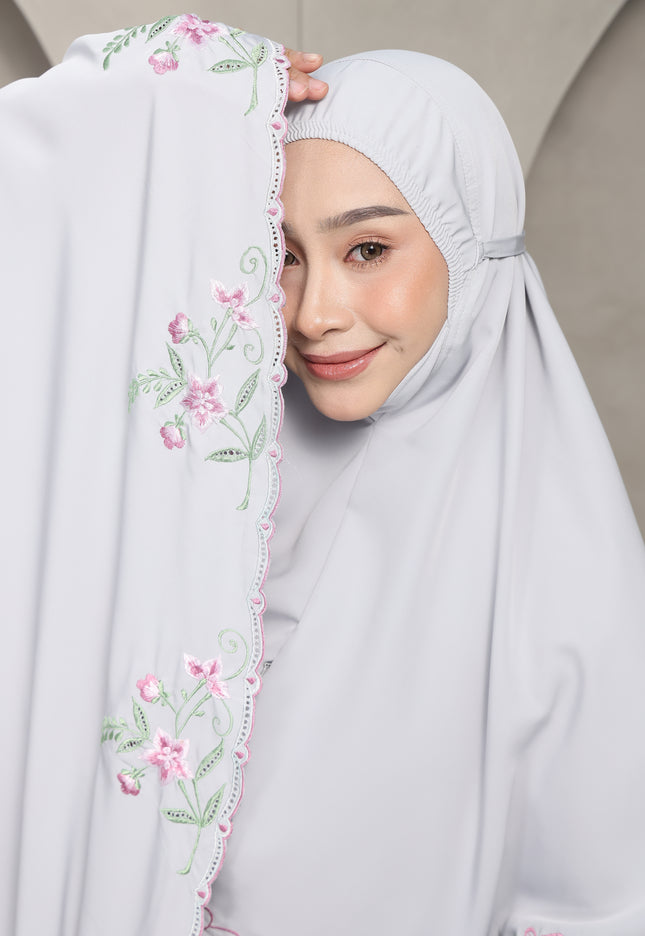 Faraza Zahra Telekung Nawal-Grey