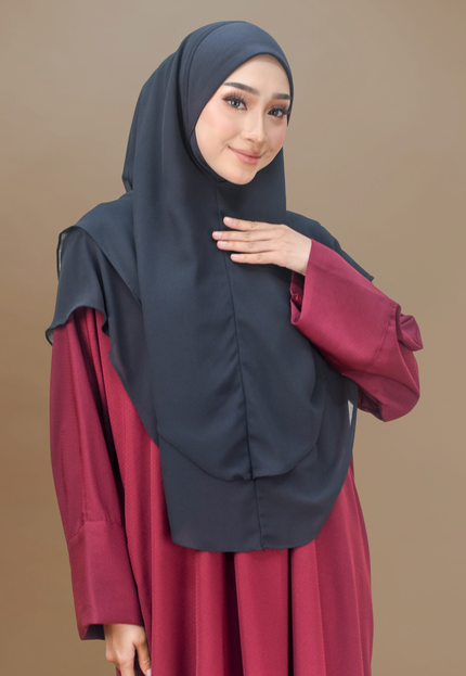 Faraza Zahra Jubah Abaya Umrah - Abaya Safieyah in Maroon