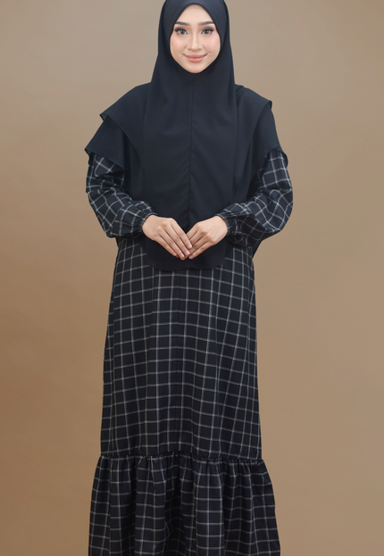 Faraza Zahra Jubah Bahaman Wanita in Black(Hitam)