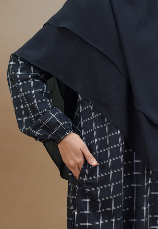 Faraza Zahra Jubah Bahaman Wanita in Black(Hitam)