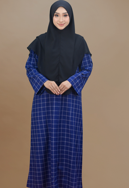Faraza Zahra Jubah Bahaman Wanita in Royal Blue