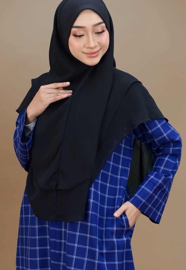 Faraza Zahra Jubah Bahaman Wanita in Royal Blue