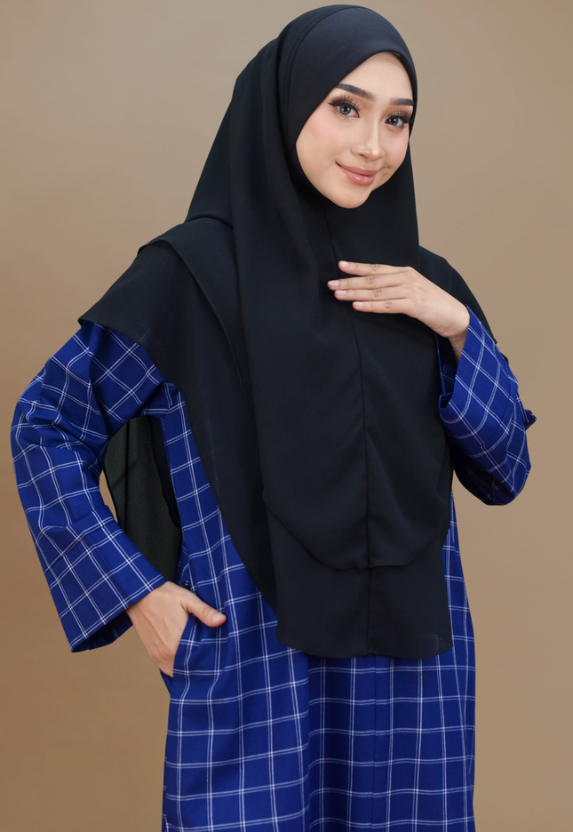 Faraza Zahra Jubah Bahaman Wanita in Royal Blue