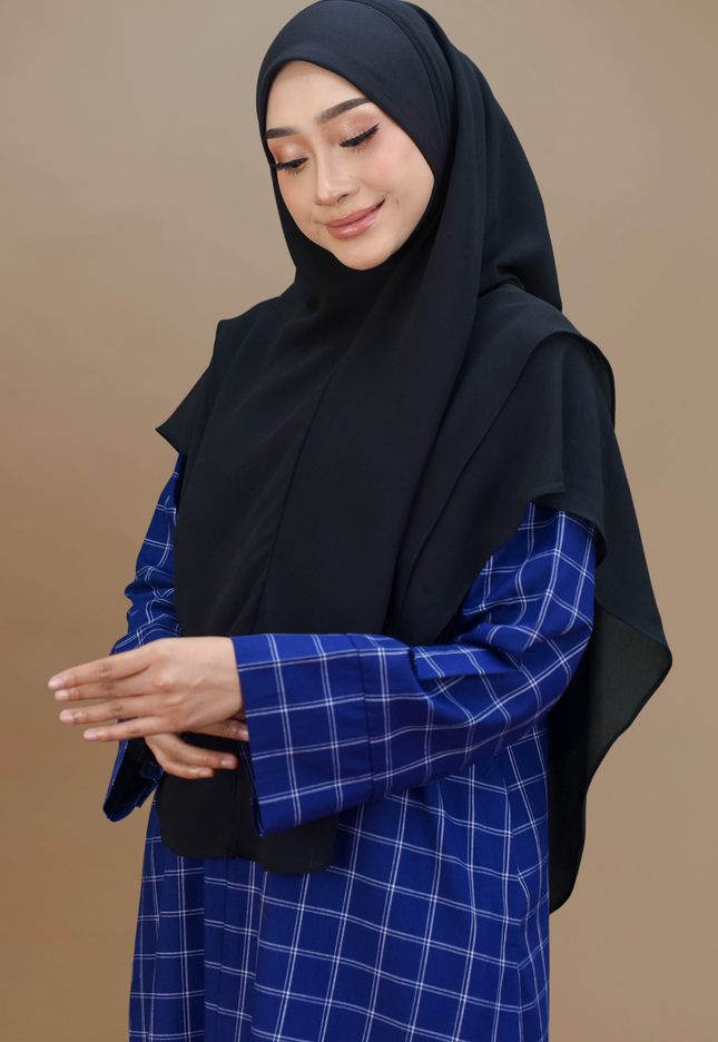 Faraza Zahra Jubah Bahaman Wanita in Royal Blue