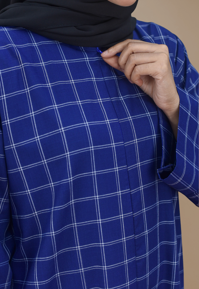 Faraza Zahra Jubah Bahaman Wanita in Royal Blue