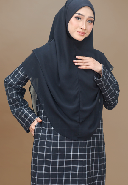 Faraza Zahra Jubah Bahaman Wanita in Black(Hitam)