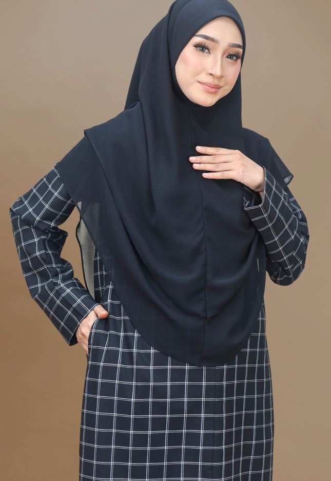 Faraza Zahra Jubah Bahaman Wanita in Black(Hitam)