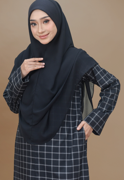 Faraza Zahra Jubah Bahaman Wanita in Black(Hitam)