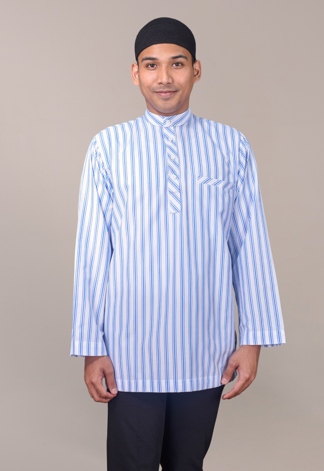 Faraza Zahra Kurta Safwan in Sky Blue
