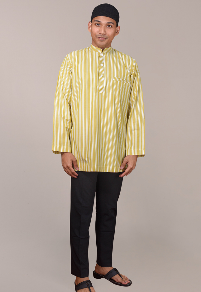 Faraza Zahra Kurta Safwan in Yellow