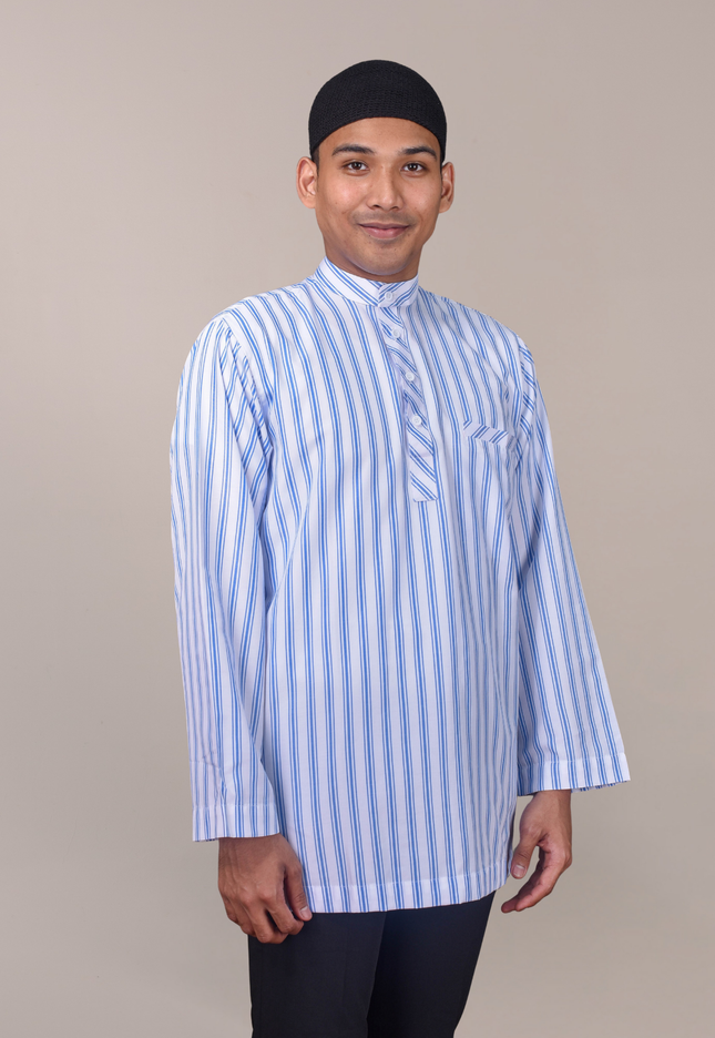 Faraza Zahra Kurta Safwan in Sky Blue