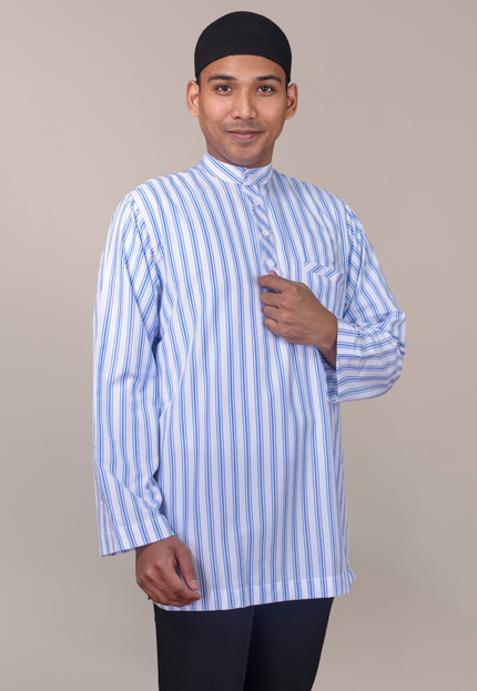Faraza Zahra Kurta Safwan in Sky Blue