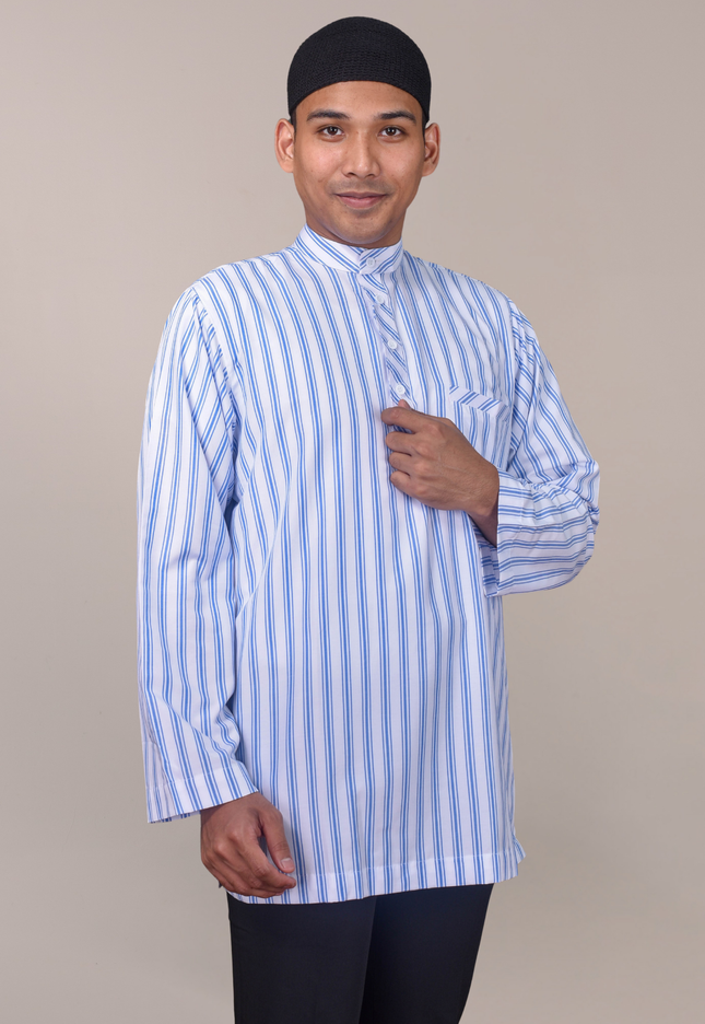 Faraza Zahra Kurta Safwan in Sky Blue