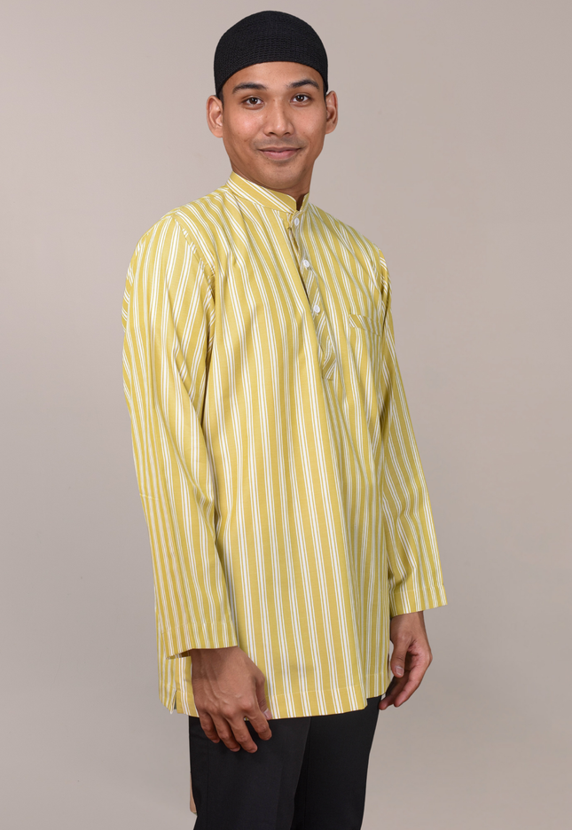 Faraza Zahra Kurta Safwan in Yellow